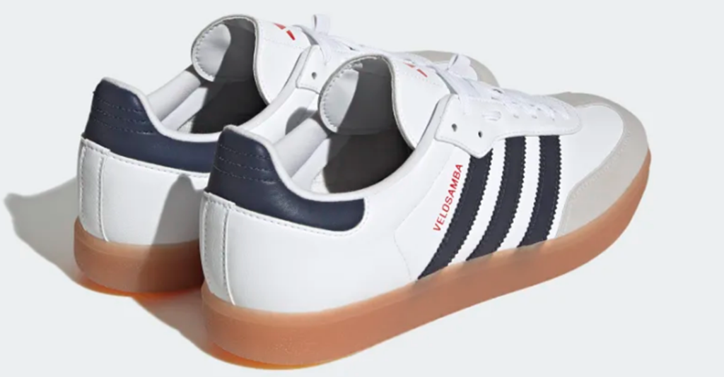 Giày Adidas Velosamba ‘White Navy Scarlet’ HP5399 - Ảnh 5