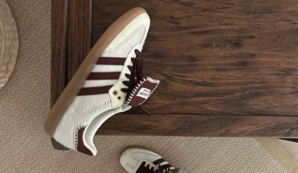 Giày Adidas x Wales Bonner Pony Tonal ‘Cream White’ IE0586 - Ảnh 3