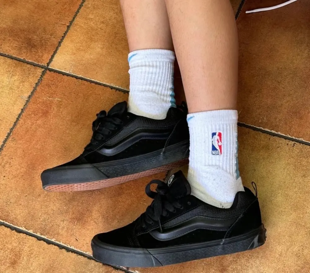 Alternative view of Giày Vans Knu Skool 'Black' VN0009QCBKA