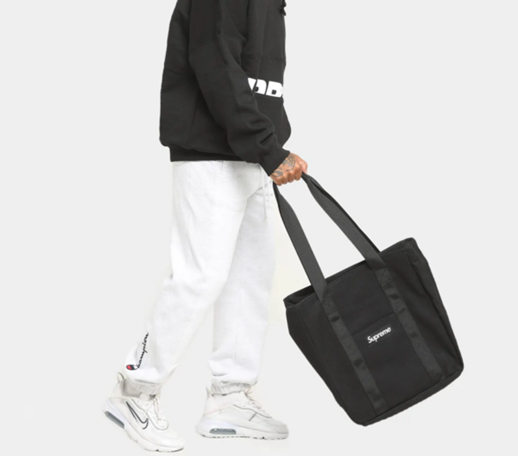 Túi Supreme Canvas Tote Black SUP-CATBK - Ảnh 2