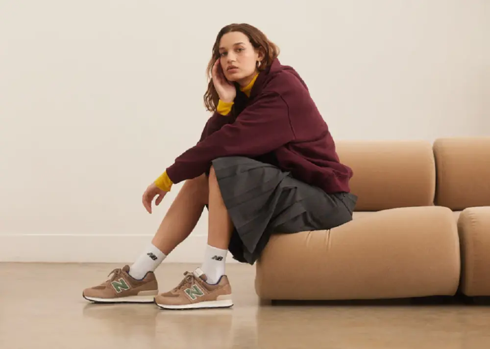 Giày New Balance Legacy In Brown U574SBB - Ảnh 3