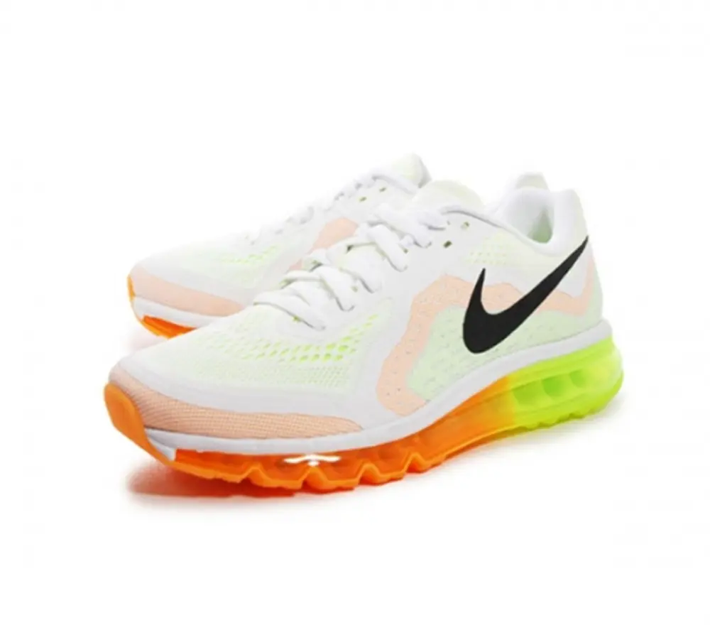Alternative view of Giày Nike Air Max 2014 'White Atomic Mango Volt' 621077-101