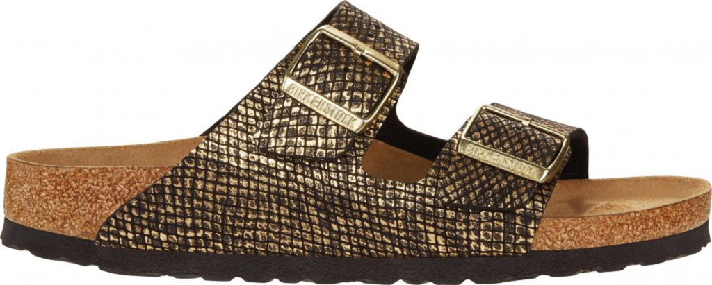 Dép Birkenstock Arizona Shiny Python Black 1019372