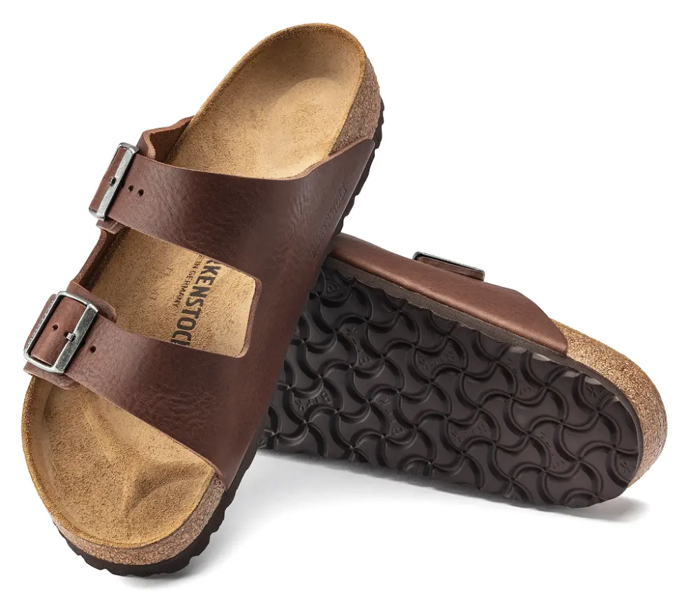 Dép Birkenstock Arizona Vintage Wood Cift Bantli Terlik 1023129 - Ảnh 3