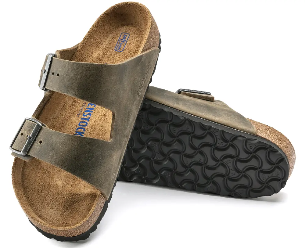 Dép Birkenstock Arizona Soft Footbed Oiled Leather 1019313 - Ảnh 4