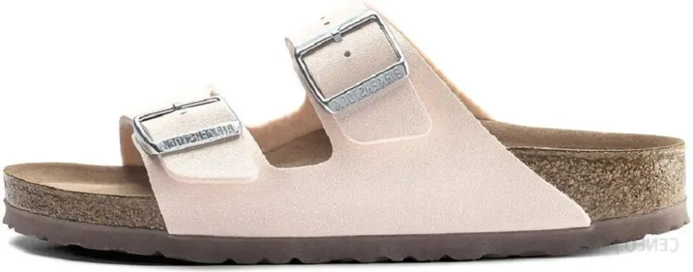 Dép Brikenstock Synthetic Leather Soft And Comfortable Light Pink 1019662 - Ảnh 4