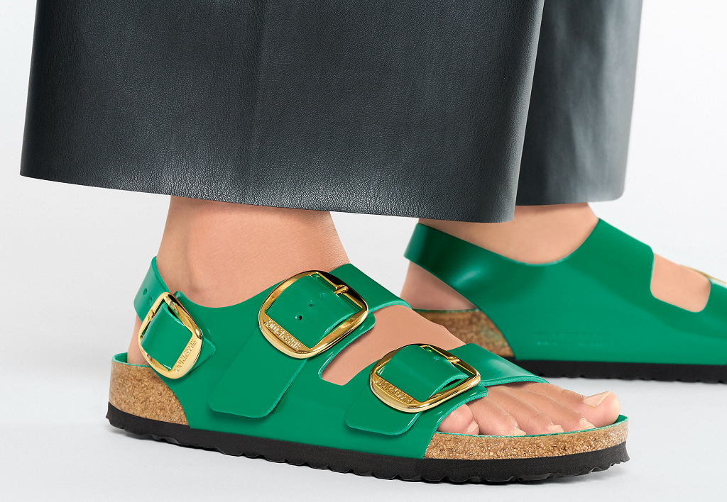 Dép Birkenstock Arizona Suede Leather Blue 1016690 - Ảnh 4