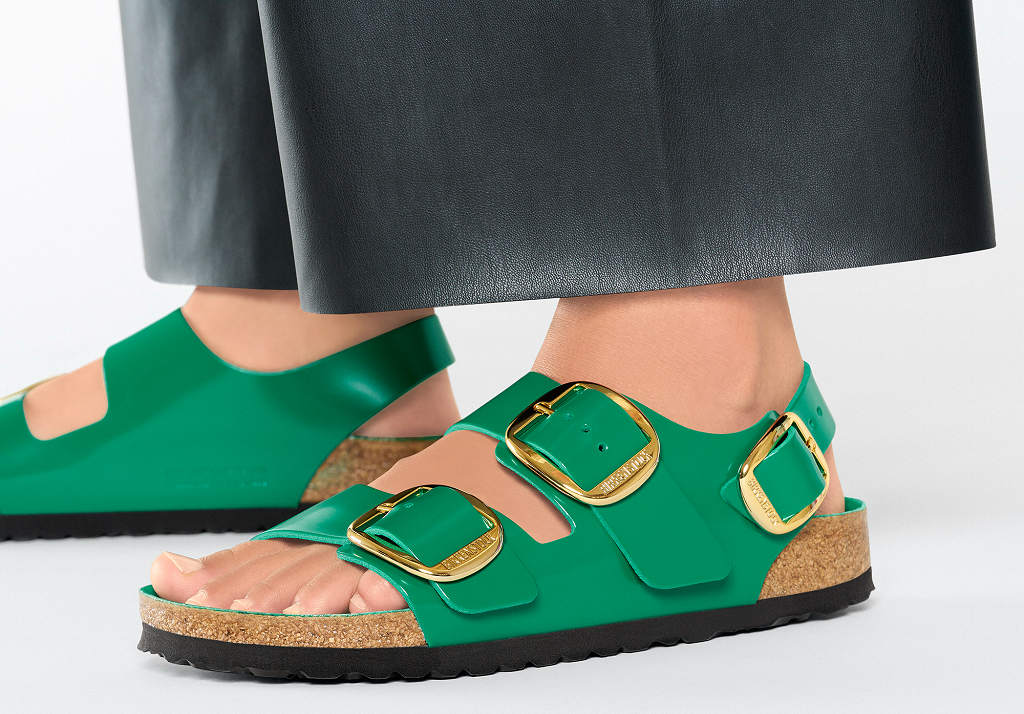 Dép Birkenstock Arizona Suede Leather Blue 1016690 - Ảnh 5