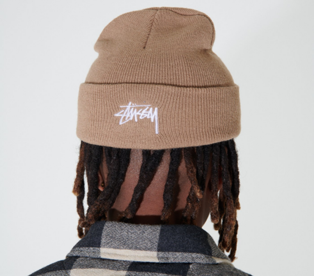 Mũ Stussy x Our Legacy Work Shop Yin Yang Beanie ‘Sandstone’ - Ảnh 2