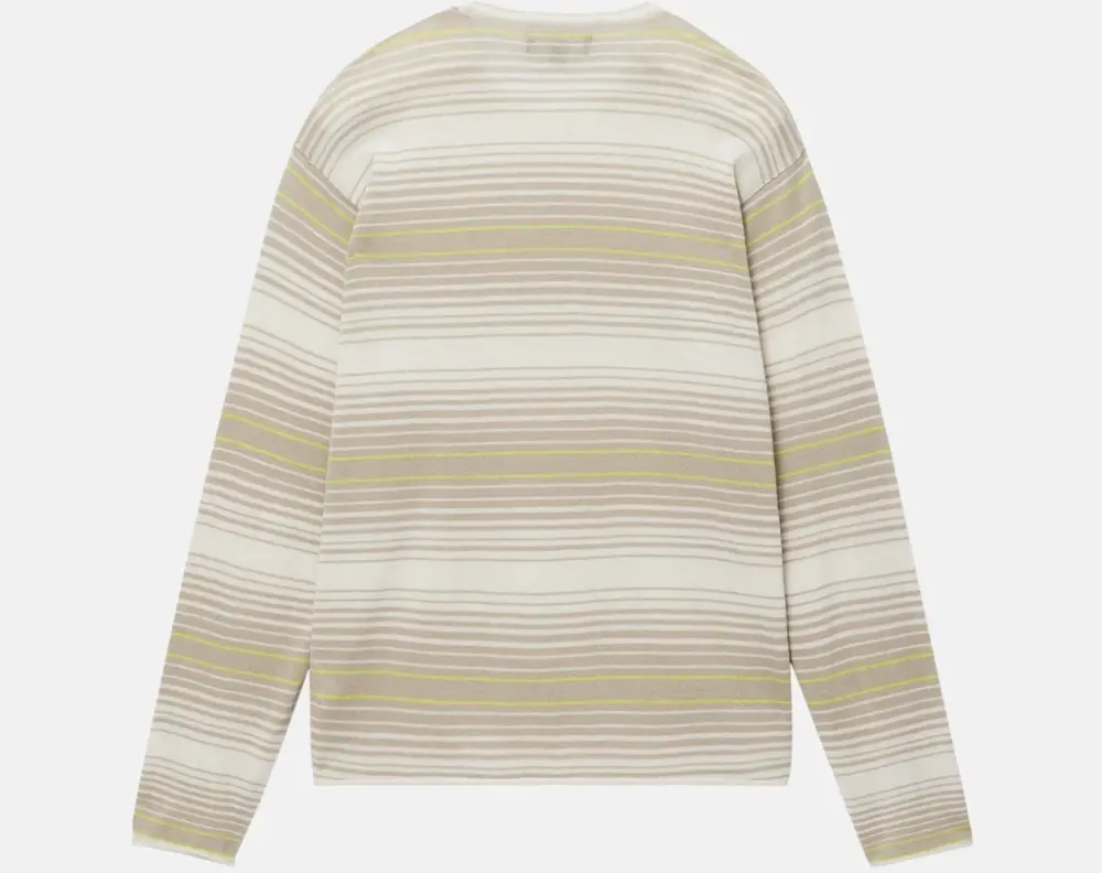 Alternative view of Áo Stussy FW23 HORIZONTAL STRIPE SWEATER ' Natural'