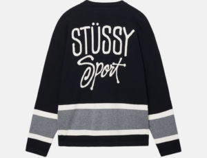 Alternative view of Áo Stussy FW23 HOCKEY SWEATER 'Black'