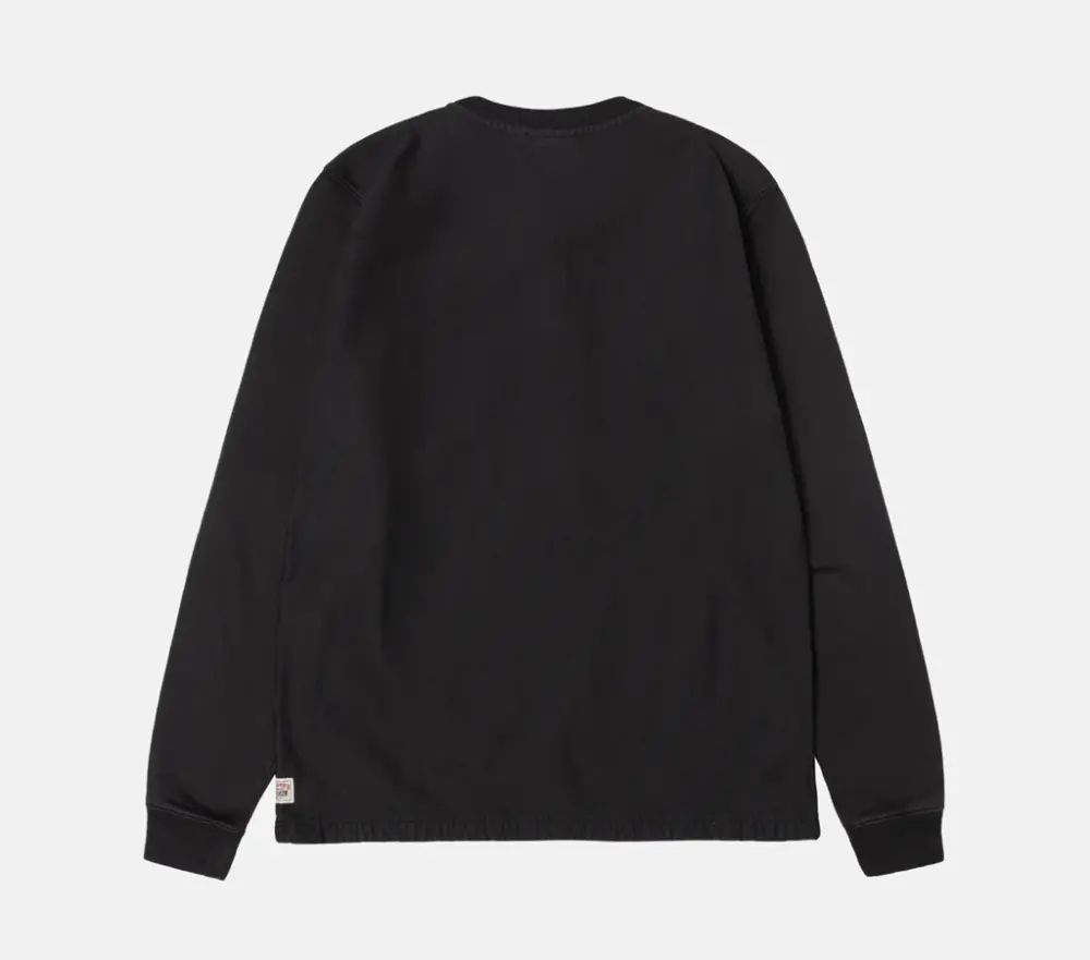 Alternative view of Áo Stussy FW23 OPEN HEM HENLEY FLEECE ' Black'