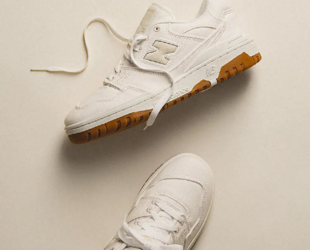 Giày New Balance 550 'Canvas Pack' "White" BB550CVA - Ảnh 3
