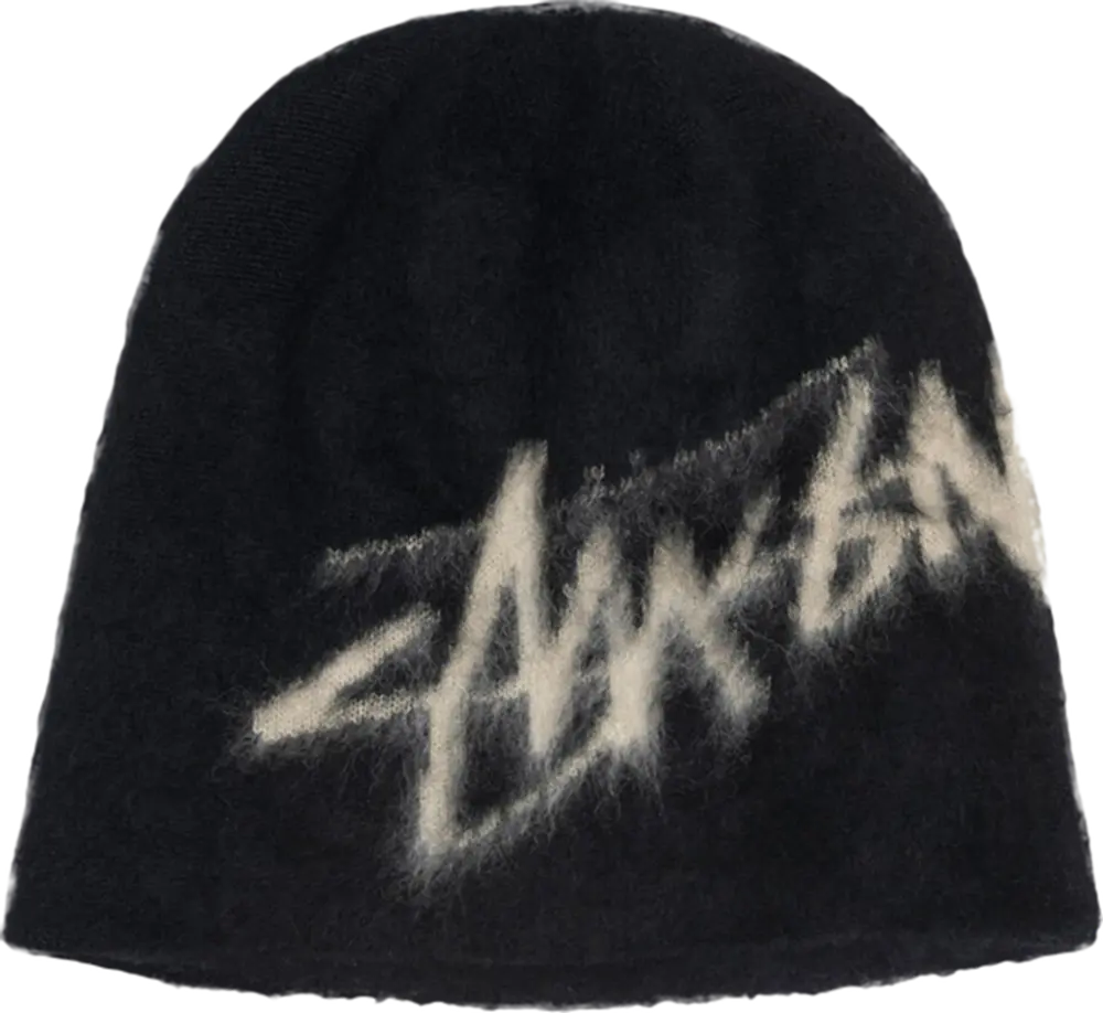 Mũ Stussy Brushed Out Stock Skullcap Beanie Black 1321191