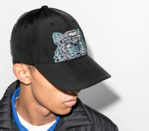 Alternative view of Mũ Kenzo Canvas Kampus Tiger Cap Black Blue FA65AC301F20