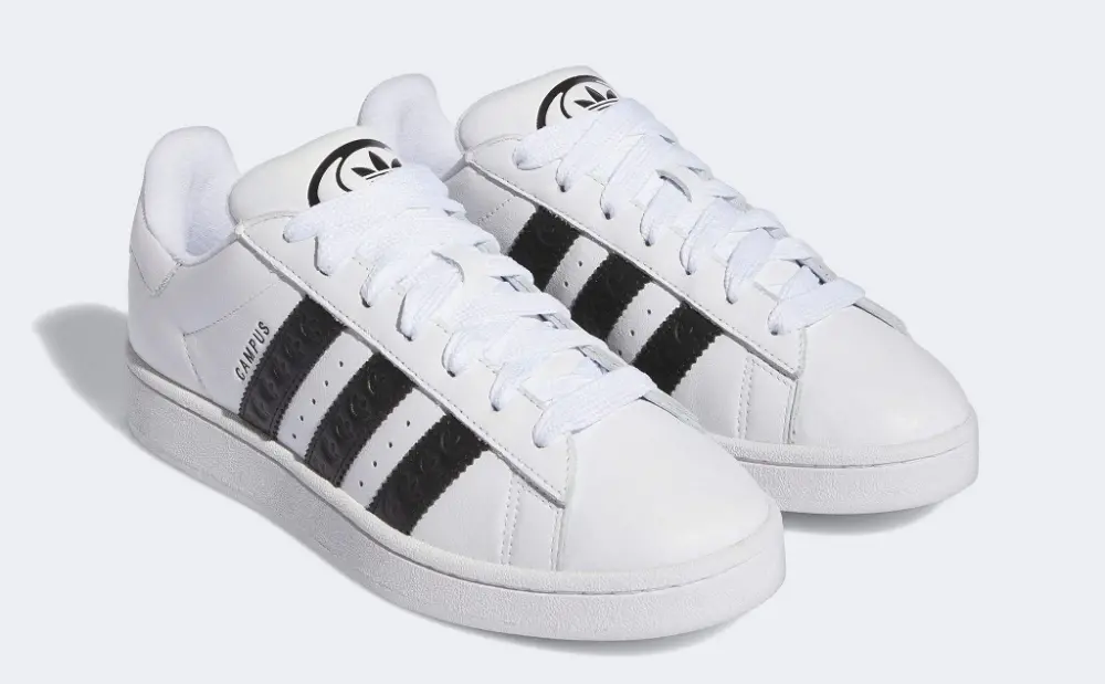 Giày Adidas Campus 00's White Black ID7938 - Ảnh 5