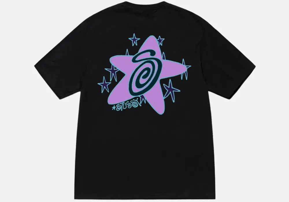 Alternative view of Áo Stussy FW23 GALAXY TEE 'Black'