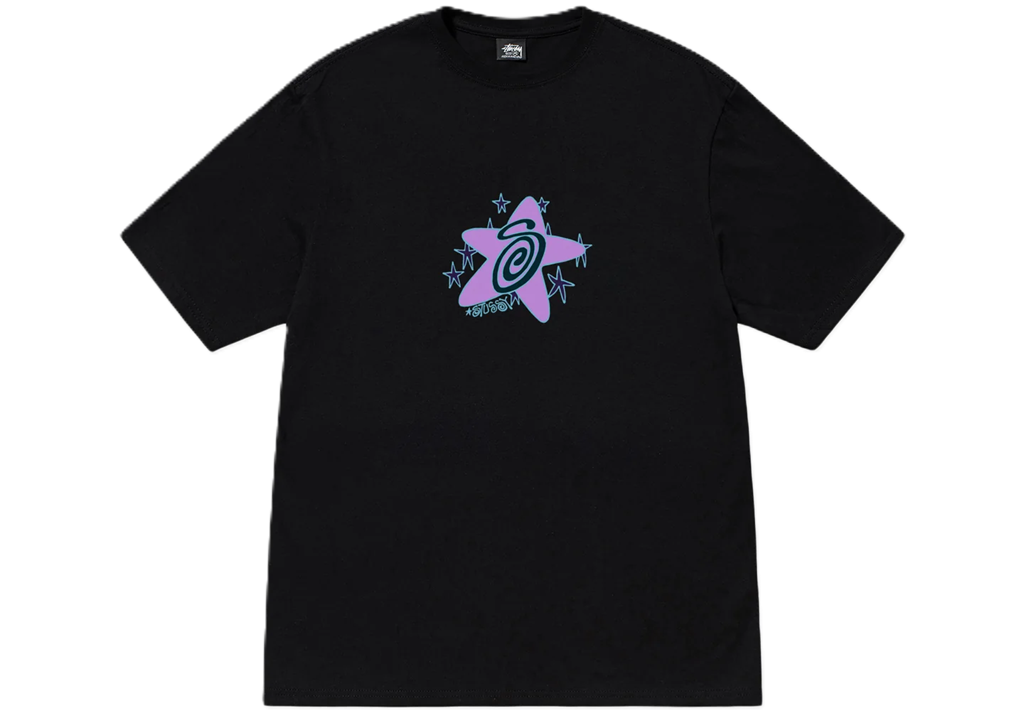 Áo Stussy FW23 GALAXY TEE 'Black'