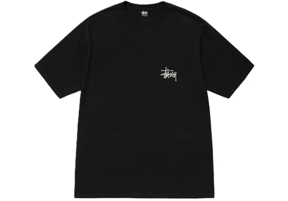 Áo Stussy FW23 BUILT TOUGH TEE PIGMENT DYED 'Black'