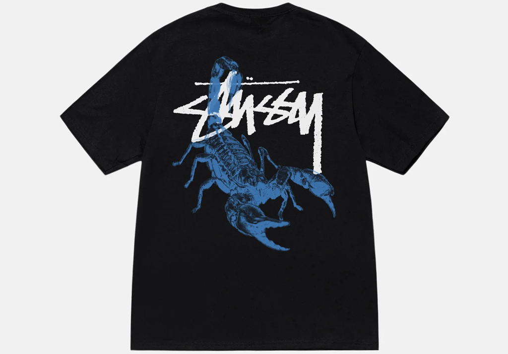Áo Stussy FW23 SCORPION TEE 'Black' - Ảnh 2