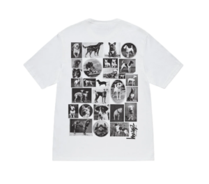 Alternative view of Áo Stussy FW23 DOG COLLAGE TEE ' White'
