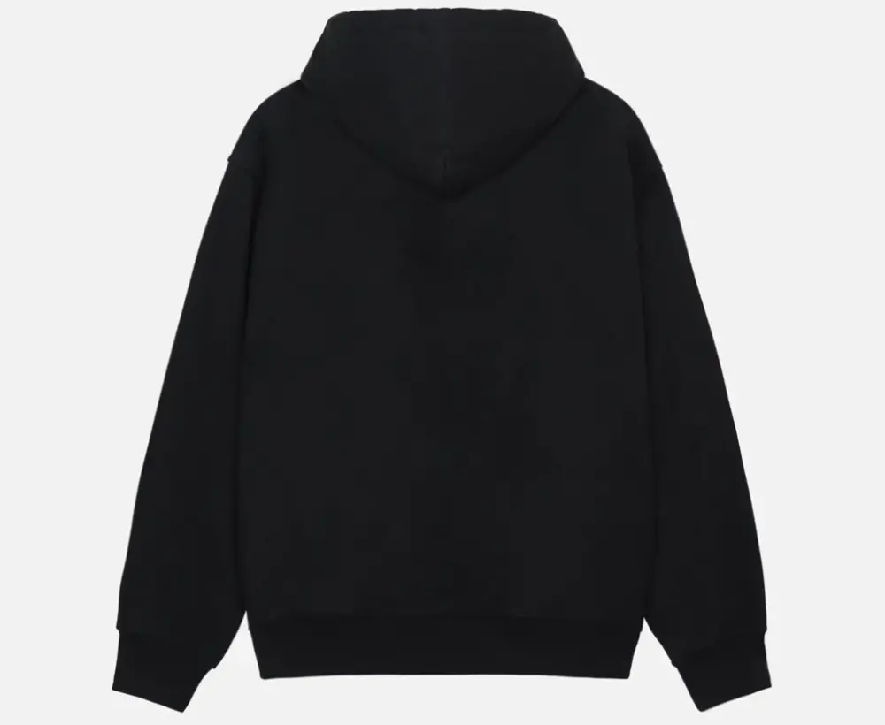 Alternative view of Áo Stussy FW23 OVAL CORP ZIP HOODIE 'Black'