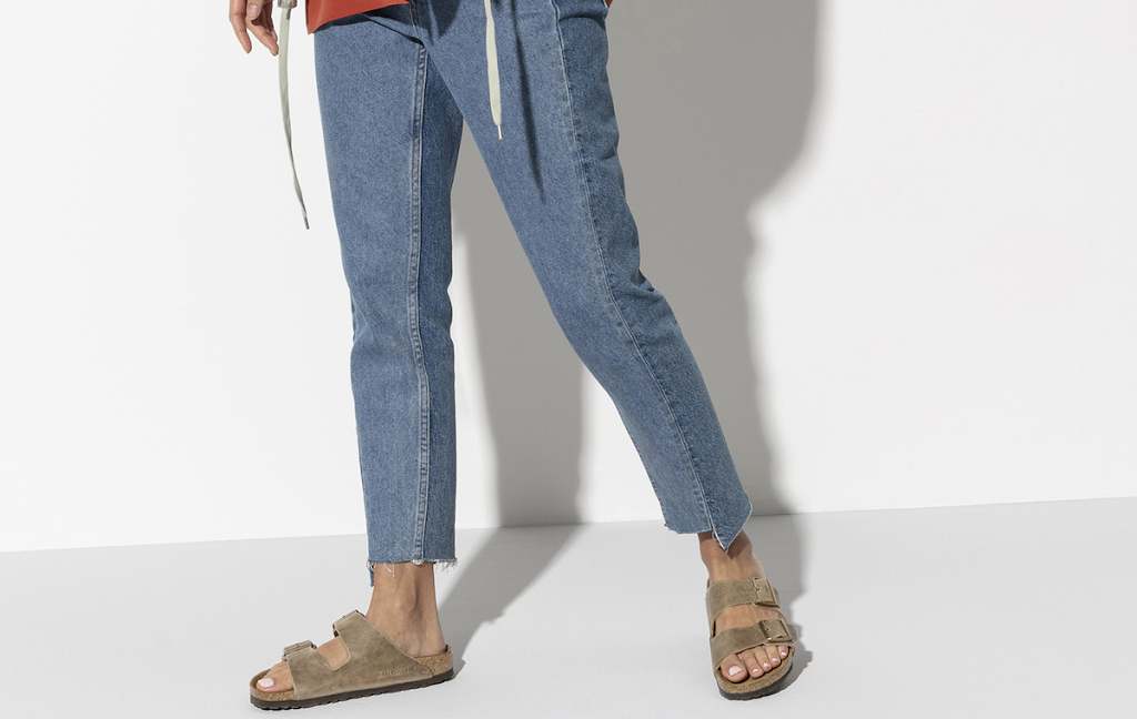 Dép Birkenstock Unisex Arizona Soft Footbed Tobacco Oiled Leather 0552813 - Ảnh 2