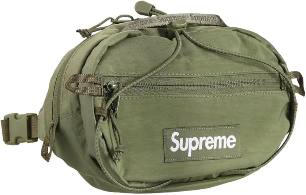 Túi Supreme Waist Bag FW20 Olive SUP-WABOLV