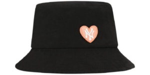 Mũ MLB Bucket Love Black 32CPH7941-50L