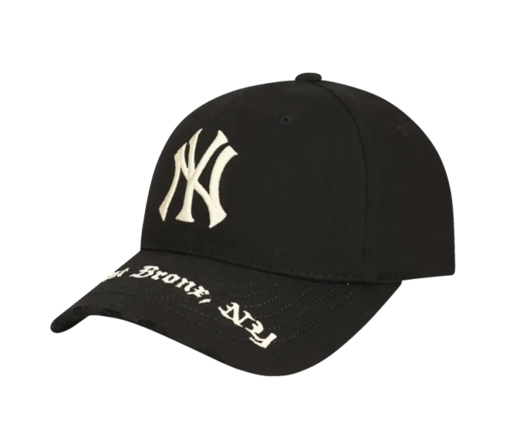 Mũ MLB Cap New York Brown Black 32CPKP941-50L - Ảnh 3