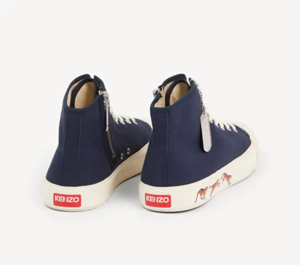 Giày Kenzo Kenzoschool High-top ‘Midnight Blue’ FC65SN020F50 - Ảnh 3