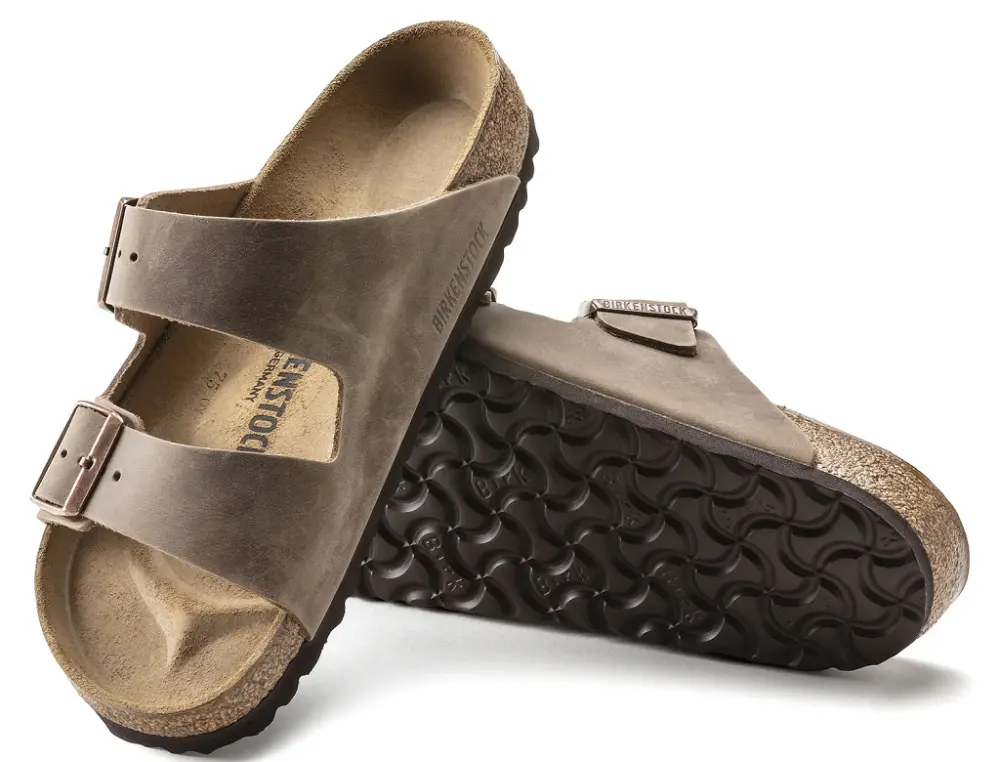 Dép Birkenstock Arizona Oiled Leather 'Tobacco Brown' 0352201 - Ảnh 3