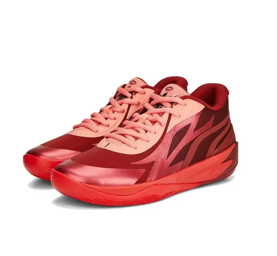 Giày Puma LaMelo Ball MB.02 Lo ‘Team Intense Red’ 377766-04 - Ảnh 2