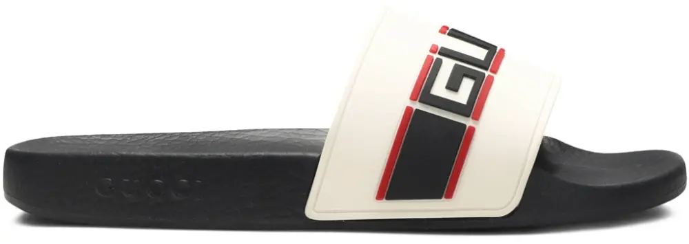 Dép Gucci Stripe Rubber Slide ‘Ecru’ 522884-JC200-9572