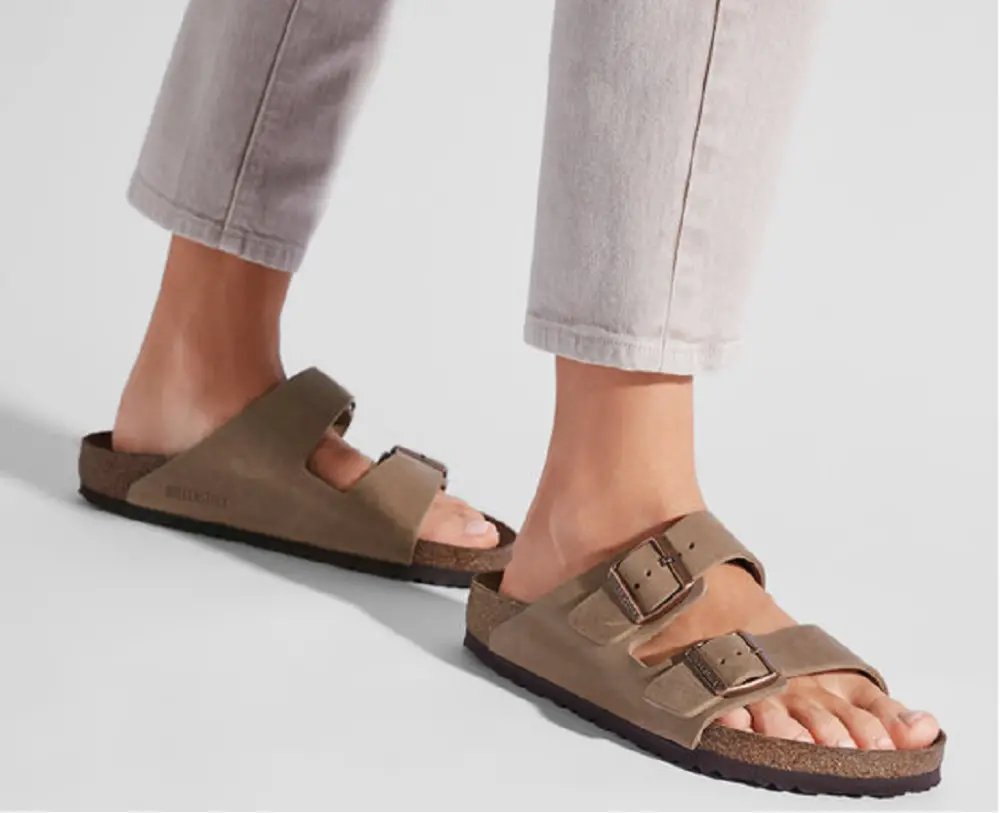 Alternative view of Dép Birkenstock Arizona Oiled Leather 'Tobacco Brown' 0352201