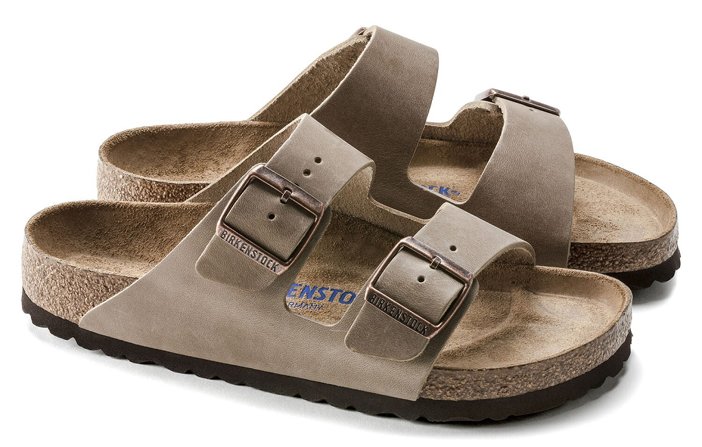 Dép Birkenstock Unisex Arizona Soft Footbed Tobacco Oiled Leather 0552813 - Ảnh 4