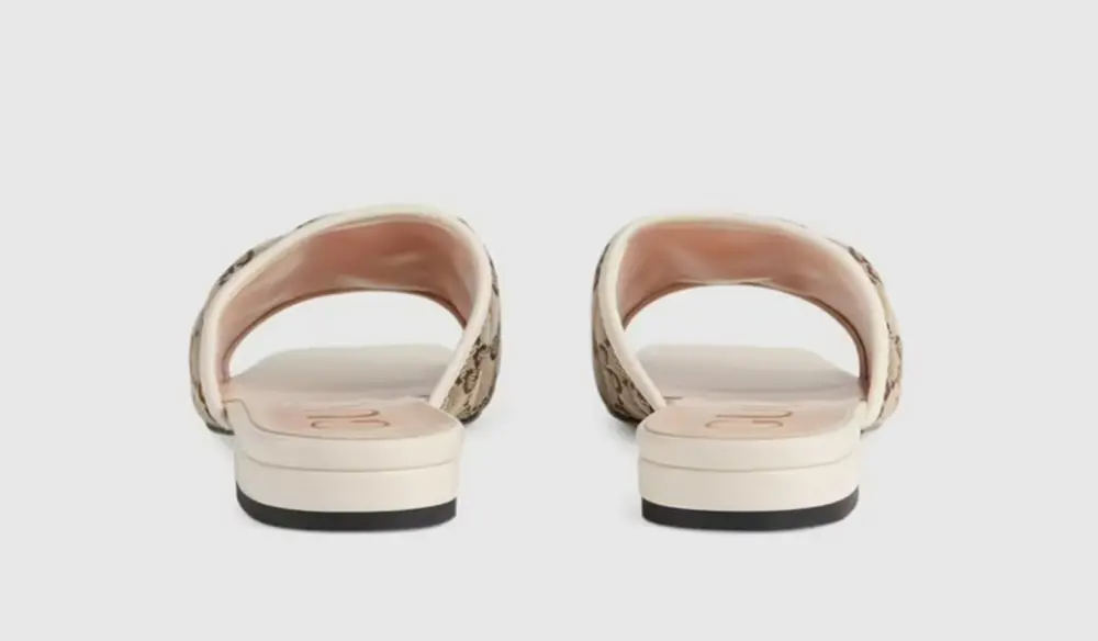 Dép Gucci Women’s Slide Sandal with Double G 619893-2HK80-9795 - Ảnh 5