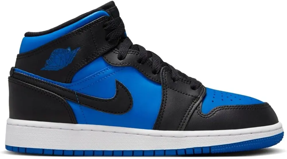 Giày Nike Air Jordan 1 Mid GS ‘Black Royal Blue’ DQ8423-042
