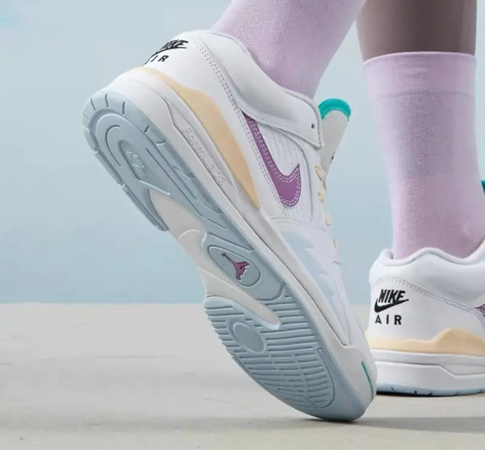 Giày Nike Air Jordan Stadium 90 'White Purple' FV3624-151 - Ảnh 4