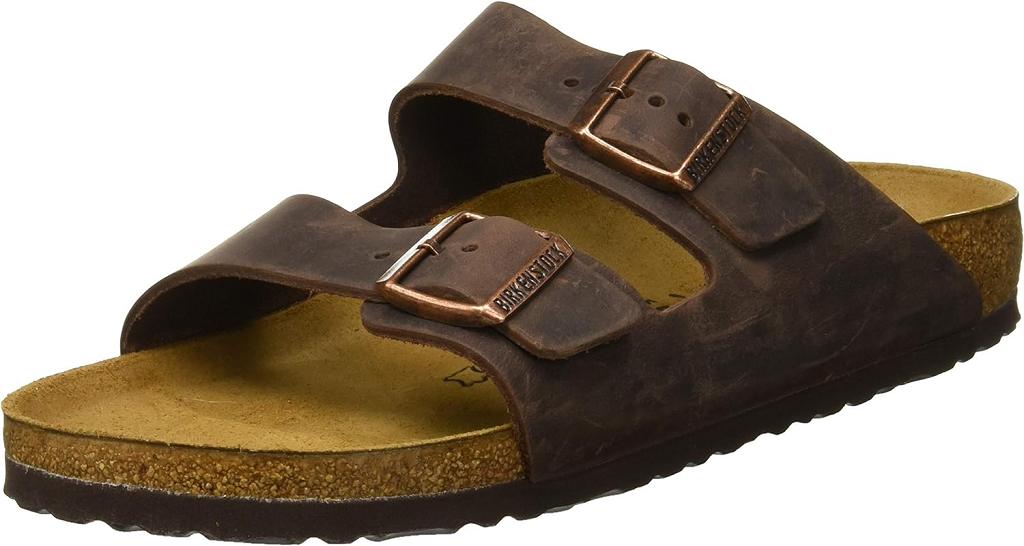 Dép Birkenstock Arizona Oiled Leather 'Black' 0552111 - Ảnh 5