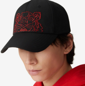 Alternative view of Mũ Kenzo Canvas Kampus Tiger Cap Lunar New Year Edition FB55AC301FQ9