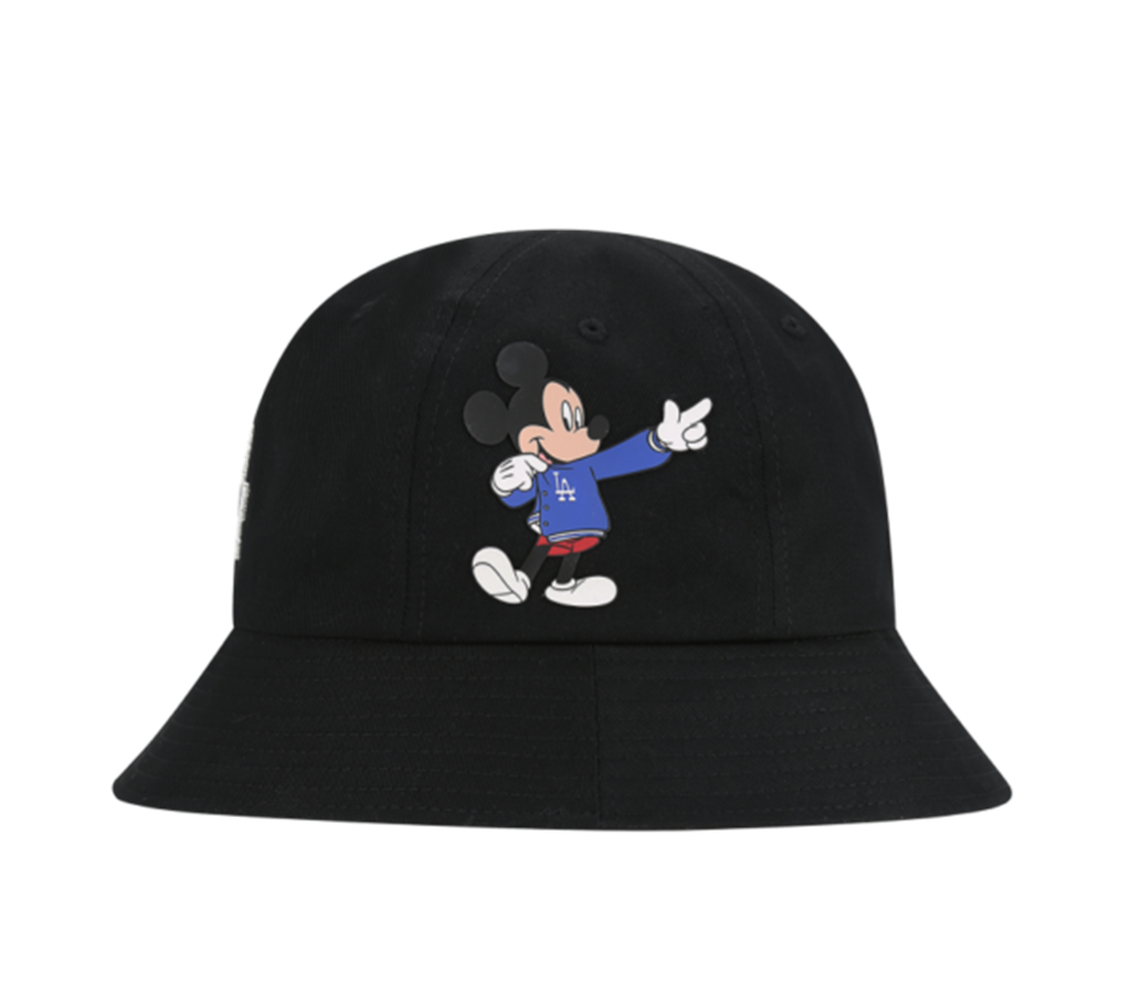 Mũ MLB X Disney Dome Hat LA Dodgers Black 32CPHK011-07L - Ảnh 2