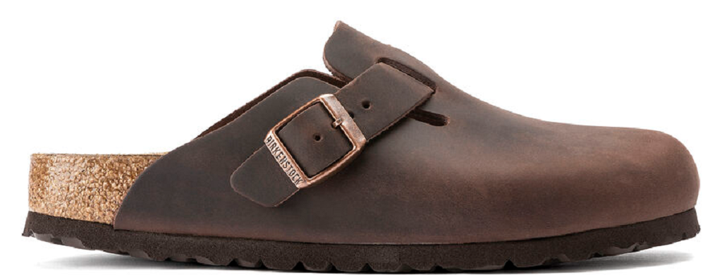 Dép Birkenstock Boston Nubuk Leather Habana 0860133