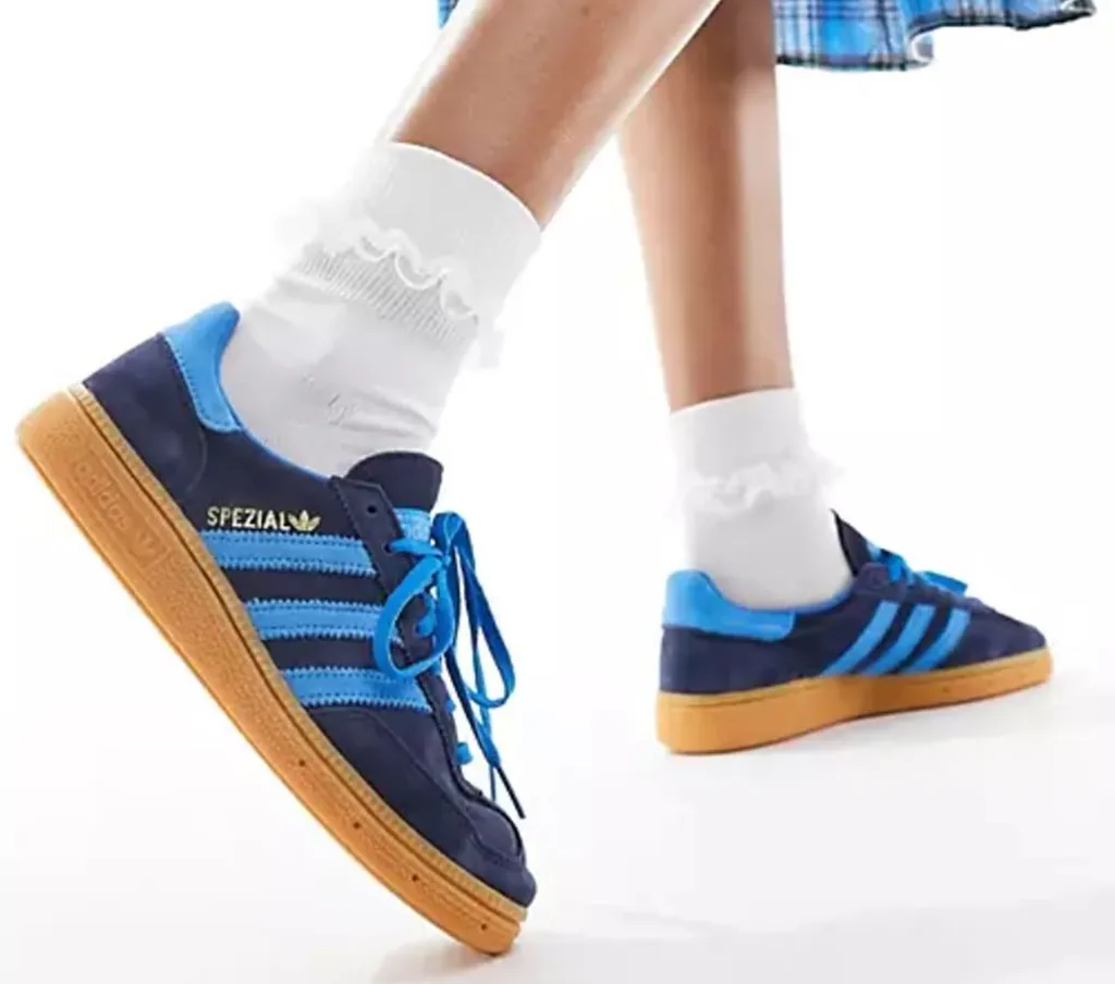 Giày Adidas Handball Spezial W Indigo Blue Gum IE5895 - Ảnh 4