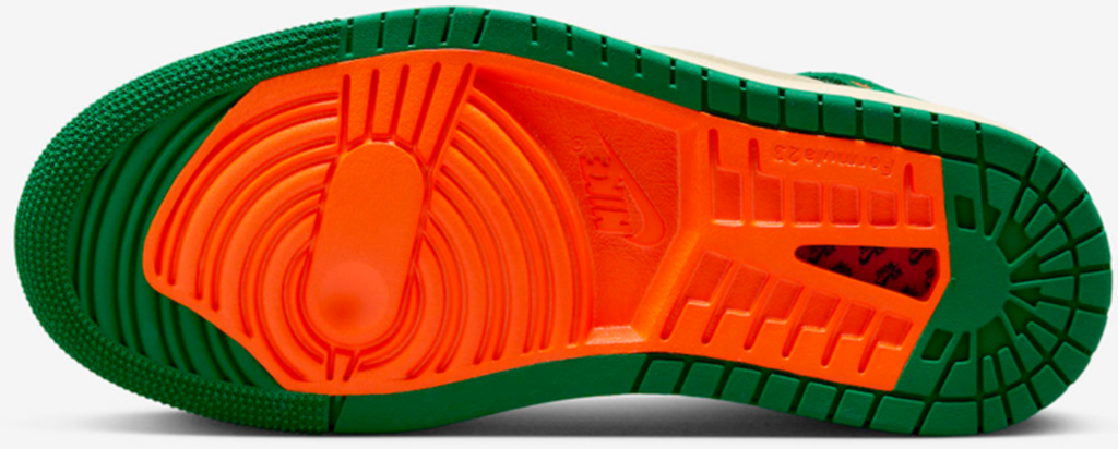 Giày Nike Air Jordan 1 ‘Green Orange’ DV1305-308 - Ảnh 6