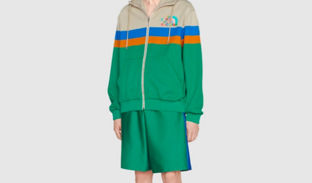 Áo Gucci x The North Face Hooded Jacket ‘Green’ 675542-XJDWR-9172 - Ảnh 2