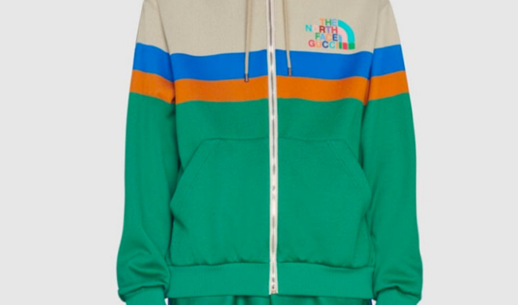 Áo Gucci x The North Face Hooded Jacket ‘Green’ 675542-XJDWR-9172 - Ảnh 4