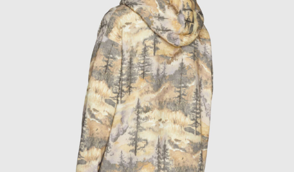 Áo Gucci x The North Face Hoodie ‘Forest’ 672474-XJDS9-3229 - Ảnh 3