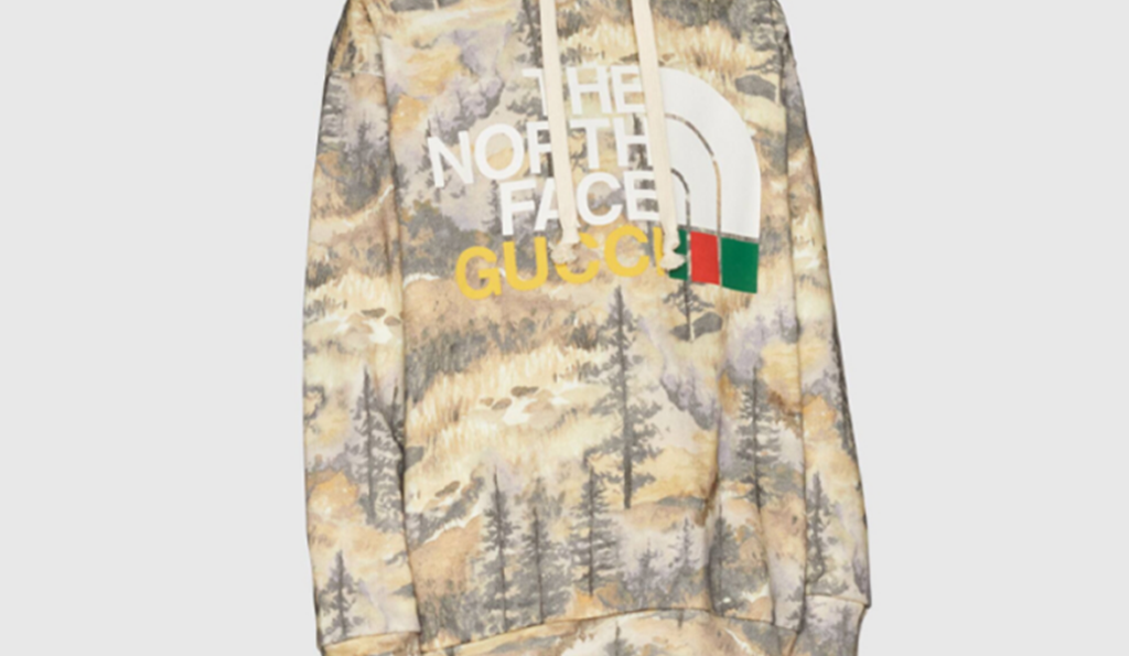 Áo Gucci x The North Face Hoodie ‘Forest’ 672474-XJDS9-3229 - Ảnh 4