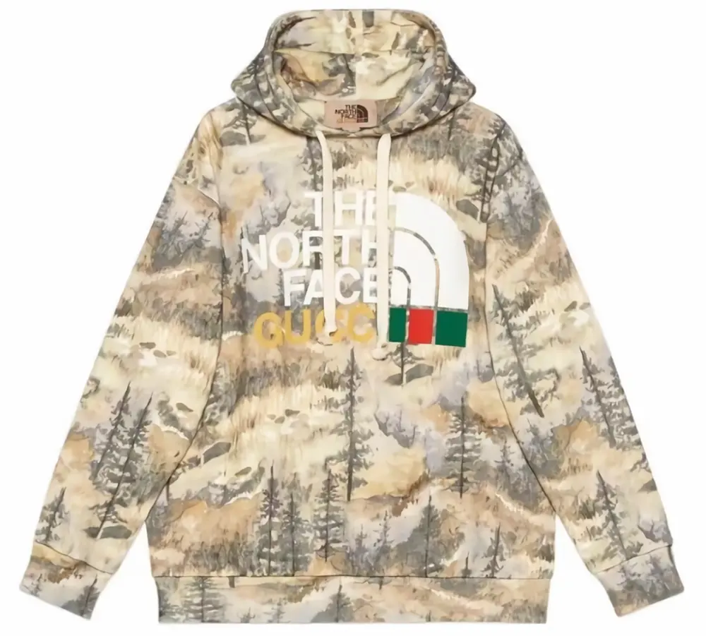 Áo Gucci x The North Face Hoodie ‘Forest’ 672474-XJDS9-3229